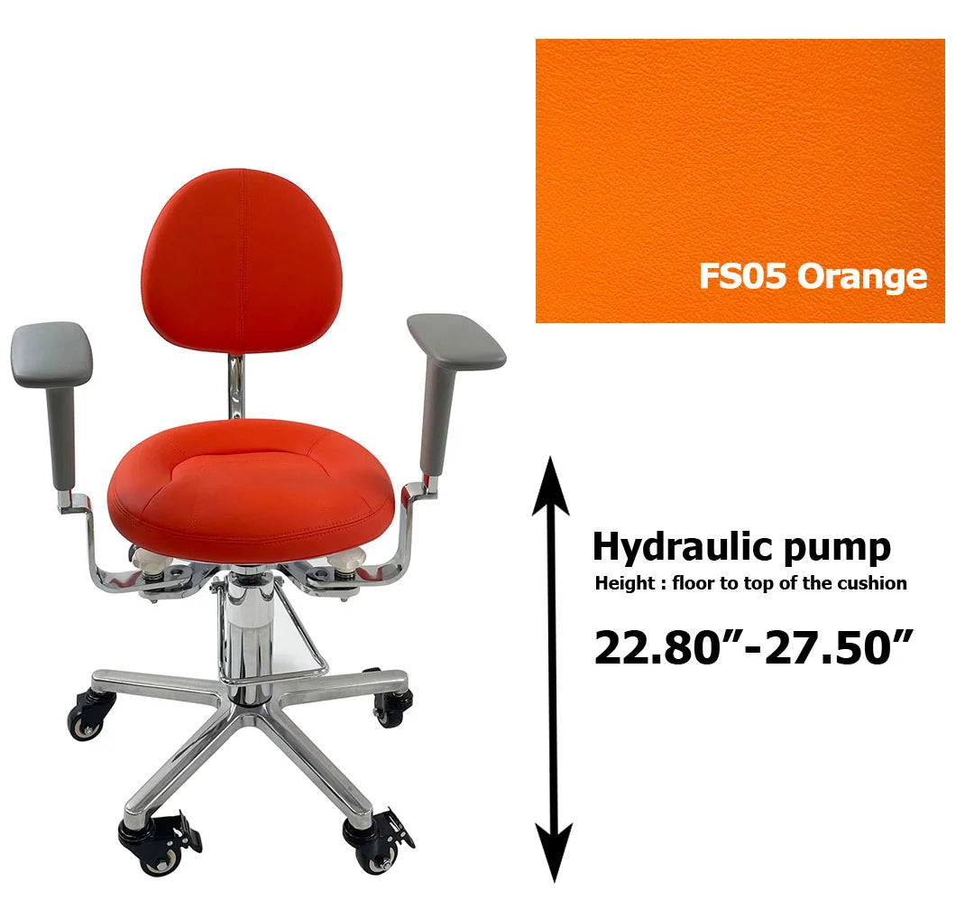 LINCHARM SC1390 Hydraulic Surgeon Chair Stool Foot Operated