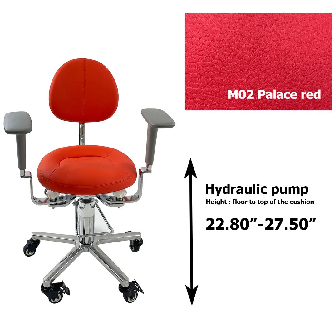 LINCHARM SC1390 Hydraulic Surgeon Chair Stool Foot Operated