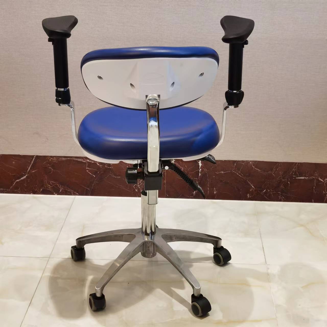 S1290  PU leather Dental Operated chair Stool dental operating stool, surgeon operating chair microsurgeon chair
