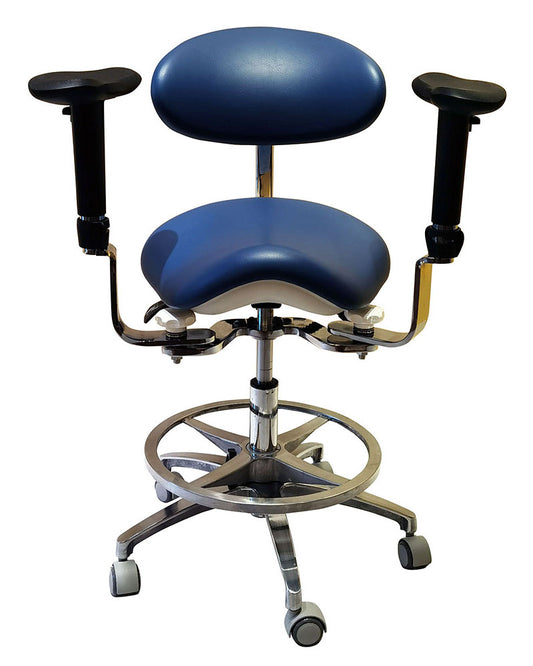 S1293 Ergonomic dental  saddle  chair  stool for dentist surgical examination