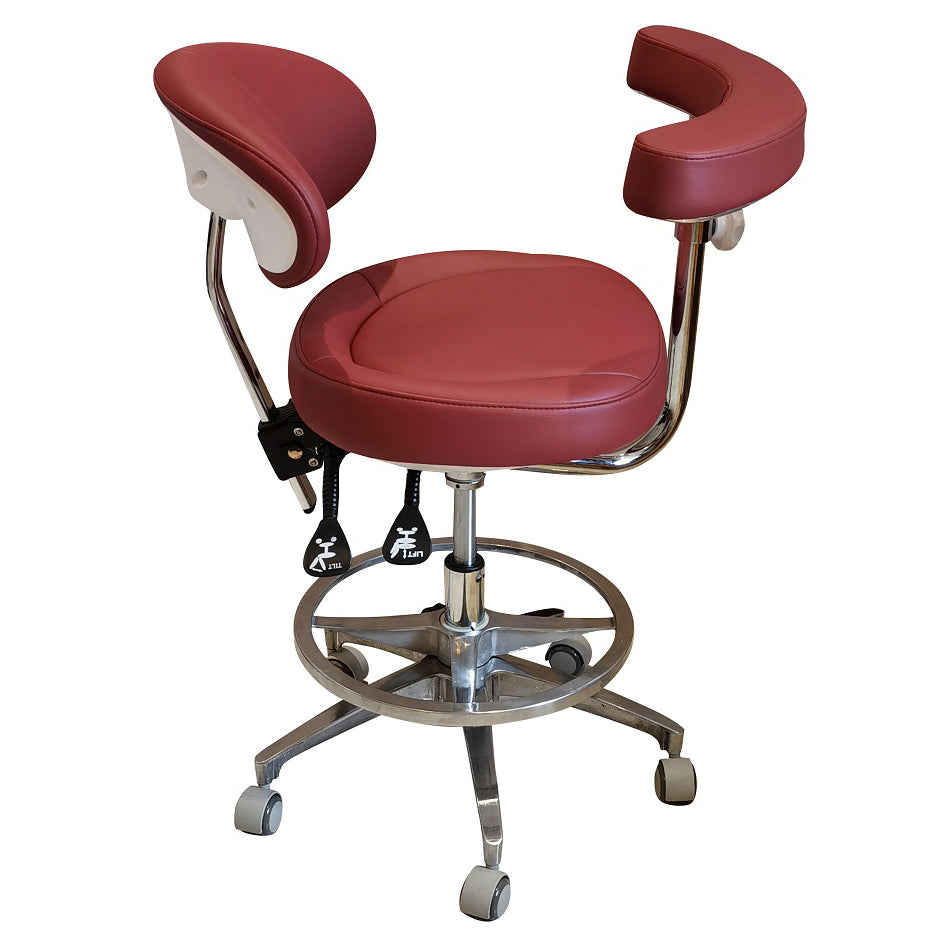SC1268 microfiber leather Dental assistant chair  stool for dentist surgical examination
