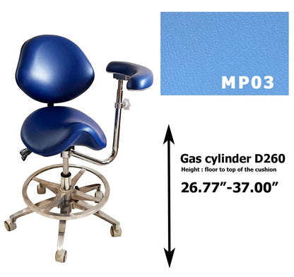 Dental saddle assistant chair S1262 PU leather