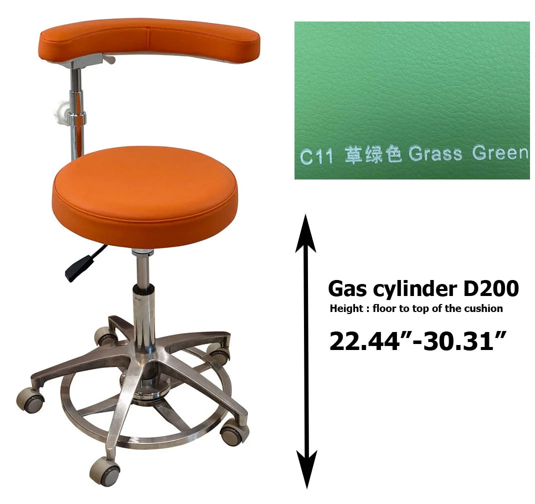 SC1263 Microfiber Dentist assistant chair dental stools