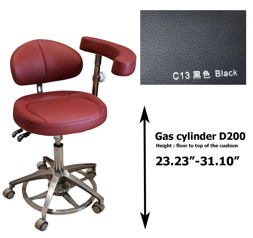 SC1268 microfiber leather Dental assistant chair  stool for dentist surgical examination