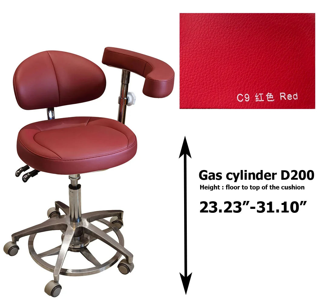SC1268 microfiber leather Dental assistant chair  stool for dentist surgical examination