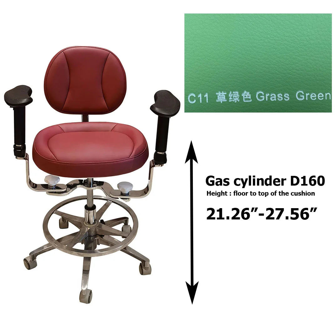 Taburete de silla quirúrgica dental SC1291, silla de operación de cirujano silla de microcirujano